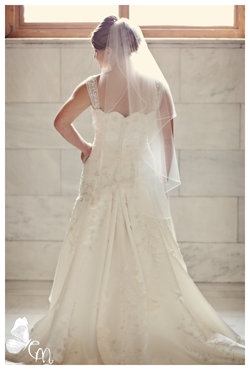 Beaver Simpson Wedding - Bridal Portraits taken at the Arkansas State Capitol Building in Little Rock, AR